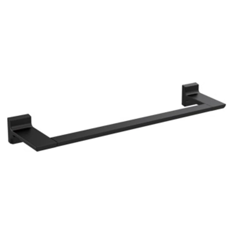 Towel Bar Pivotal 18 Inch Matte Black 3-5/8 Inch Wall Mount - Frankwebs
