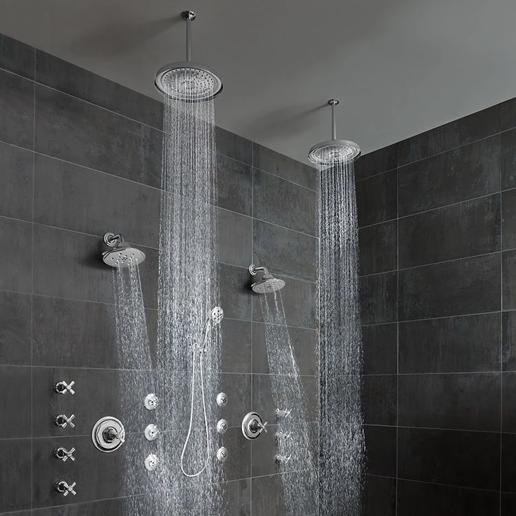Traditional Ceiling Mount Raincan Shower Head - Frankwebs
