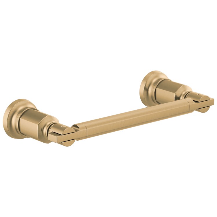 Towel Bar Invari 8 Inch Mini Brilliance Luxe Gold Zinc 3-9/16 Inch Wall Mount - Frankwebs