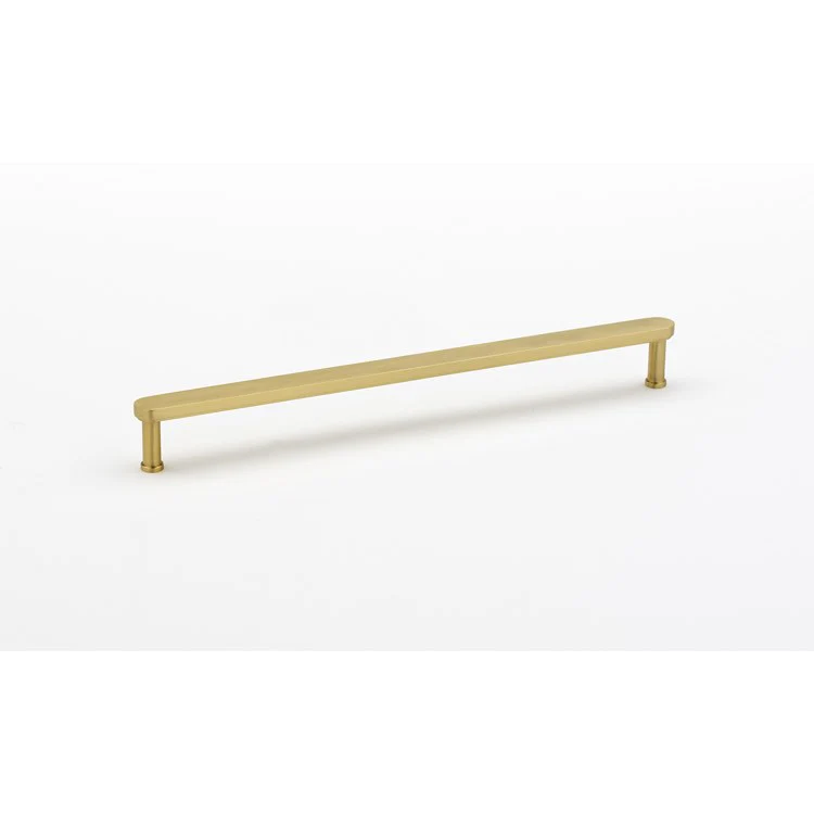 Pull Moderne Oversized Satin Brass 12 Inch 12-3/4 Inch 1-1/2 Inch - Frankwebs