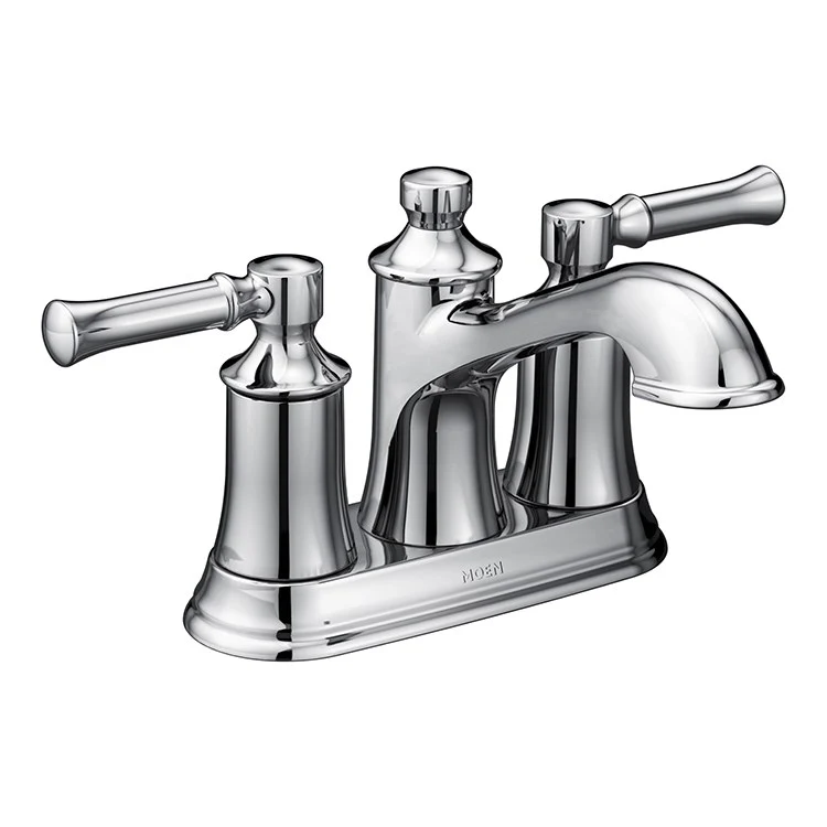 Dartmoor Two Handle Centerset Bathroom Faucet with Drain - Frankwebs