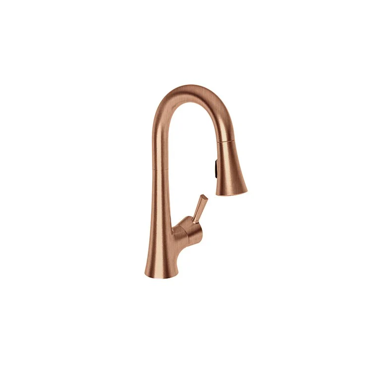 Vespera Single Handle Pull Down Bar/Prep Faucet - English Bronze - Frankwebs