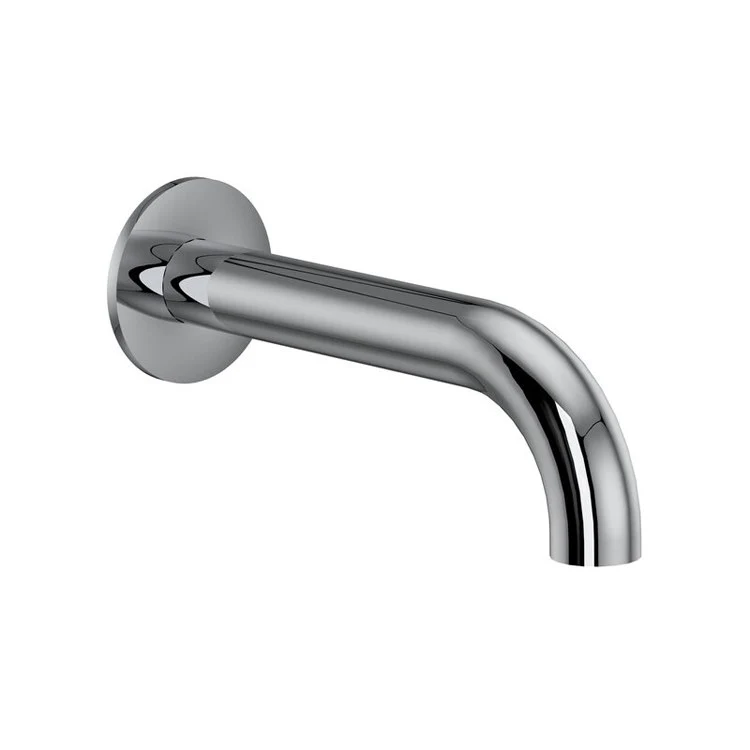 Tub Spout Eclissi Satin Nickel 8-5/8 Inch 6.0 Gallons per Minute Brass - Frankwebs