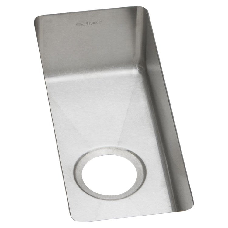 Kitchen Sink Crosstown 10 x 20.5 Inch Single Bowl ADA Polished Satin Undermount Rectangle Drain Location Center Depth 6 Inch Sound Guard - Frankwebs