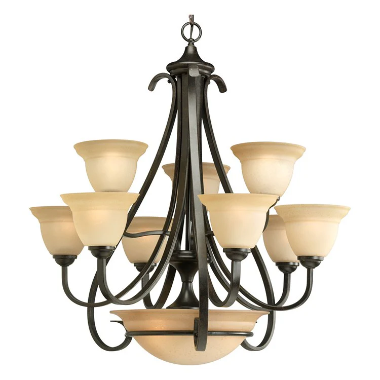 Torino Nine-Light, Two-Tier Chandelier - Frankwebs