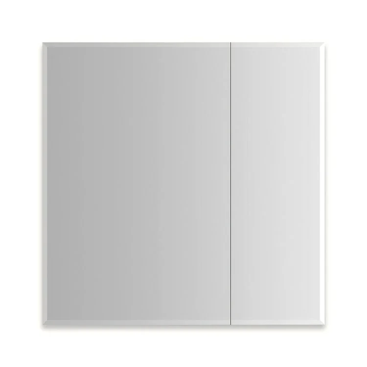 Medicine Cabinet M Series Reserve 30 x 30 x 6 Inch 2 Doors Mirrored Polished Edge/Non-Electric - Frankwebs