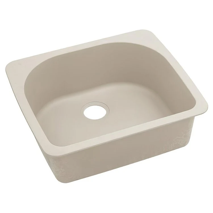 Kitchen Sink Quartz Classic 25 x 22 Inch Single Bowl Putty Top Mount - Frankwebs