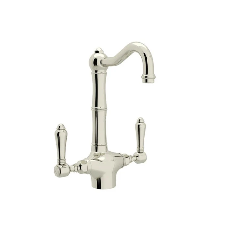 Bar Faucet Acqui Country 2 Lever Satin Nickel 1.5 Gallons per Minute - Frankwebs
