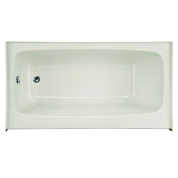 Air Tub Studio Collection Regan Skirt and Flange Left Drain Biscuit Rectangle 6 Jet Acrylic 54 x 36 x 17 Inch - Frankwebs