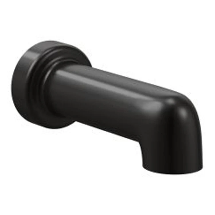 Tub Spout Level Filler Matte Black 6-1/2 Inch Metal - Frankwebs