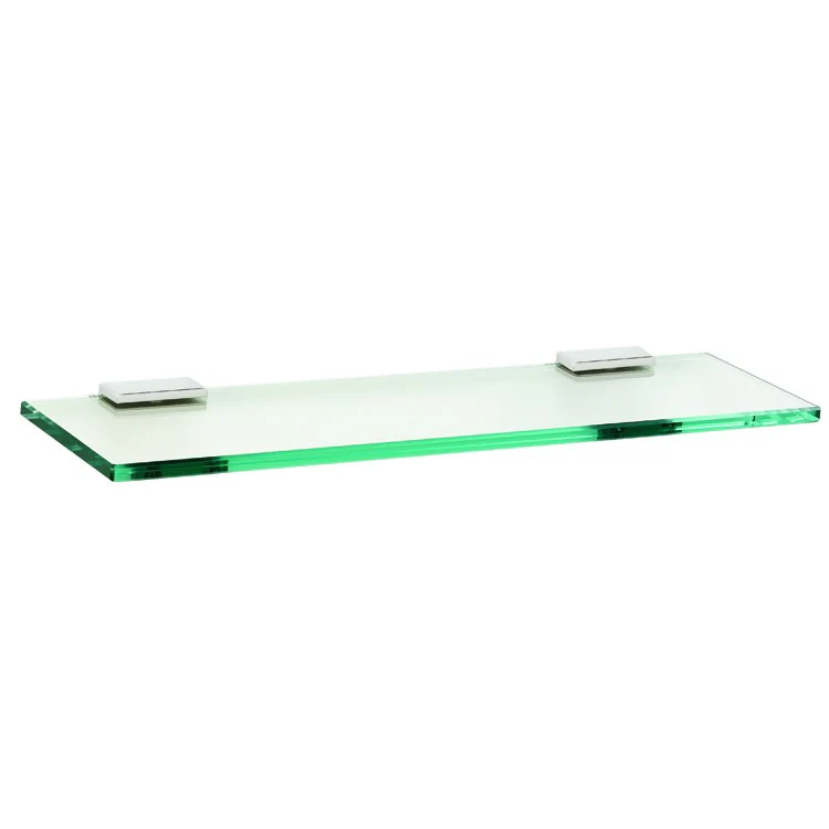 Shelf Arch Bath with Brackets Polished Chrome 18 Inch Brass/Glass - Frankwebs