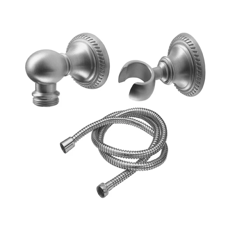Handshower Mounting Kit Monterey Wall Mounted Hex Satin Nickel Brass - Frankwebs