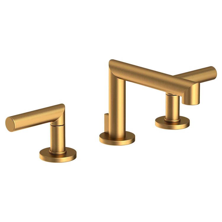 Lavatory Faucet Kirsi Widespread 8 to 20 Inch Spread 2 Lever ADA Oil Rubbed Bronze 1.2 Gallons per Minute Brass Spout Height 3-1/8 Inch - Frankwebs