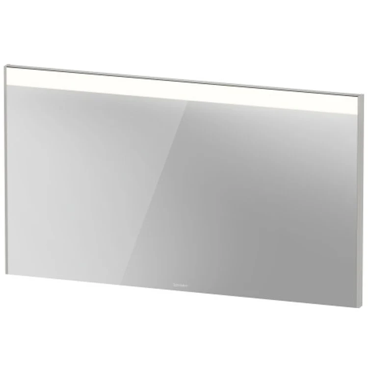 Mirror Brioso 27-1/2 x 48 Inch Taupe Matte with Lighting Rectangle 1-3/4 Inch - Frankwebs