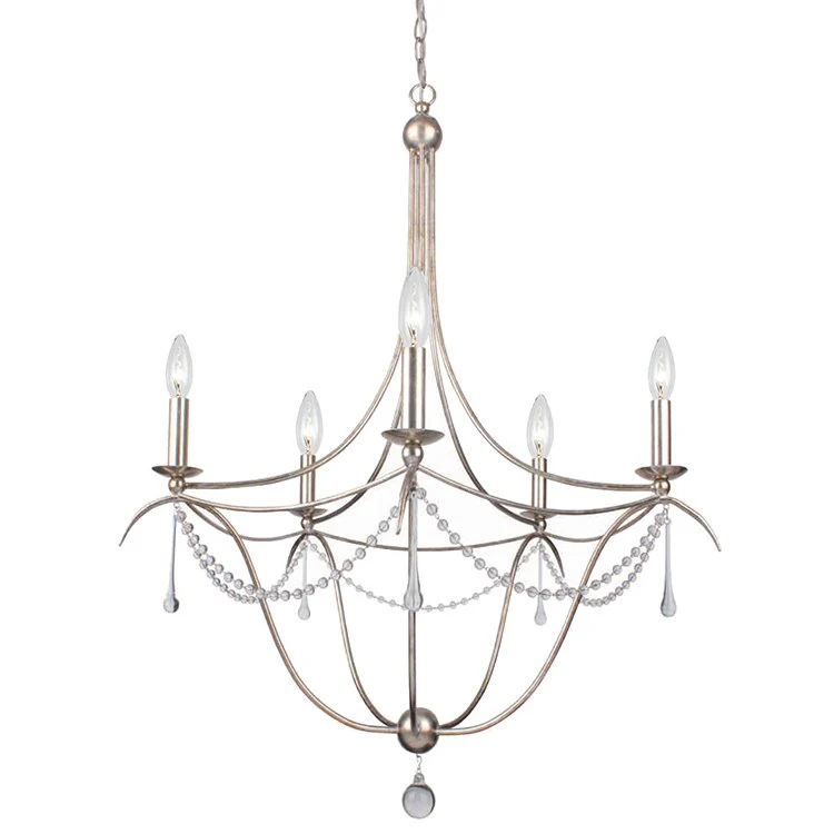 Metro Five-Light Chandelier Bottom Ball - Frankwebs