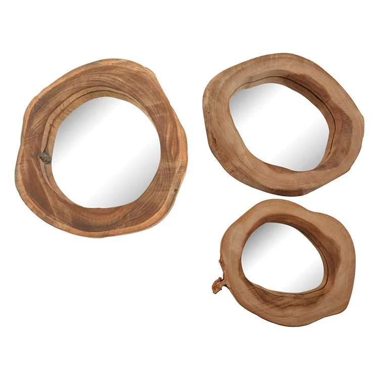 Teak Wood Mirror - Frankwebs