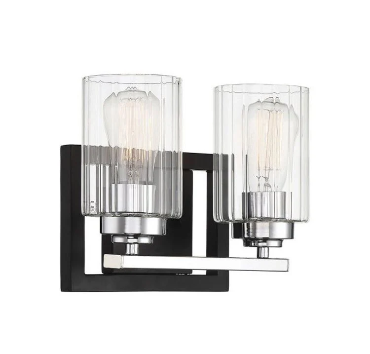 Redmond Two-Light Bathroom Vanity Fixture - Frankwebs