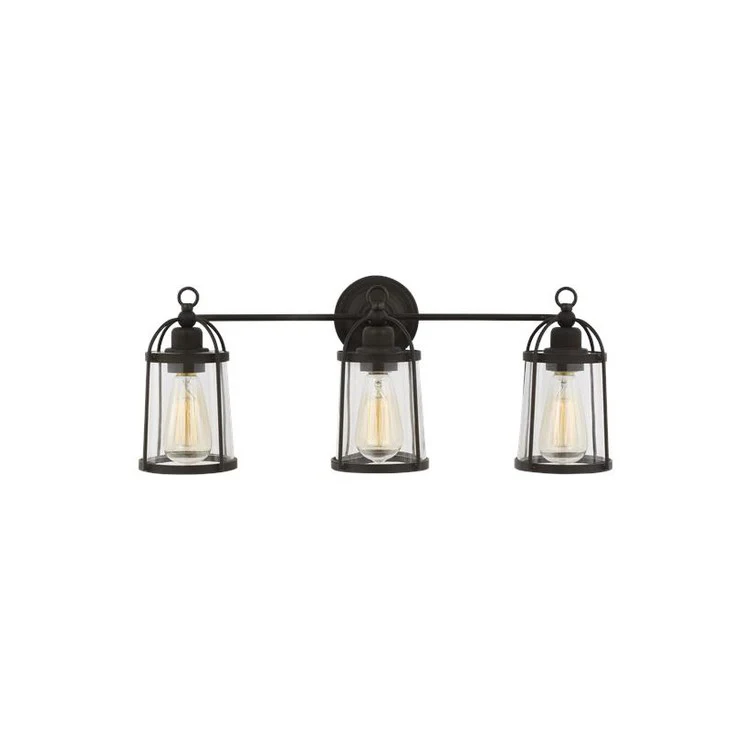 Vanity Light Stonington 3 Lamp Smith Steel 60 Watts - Frankwebs