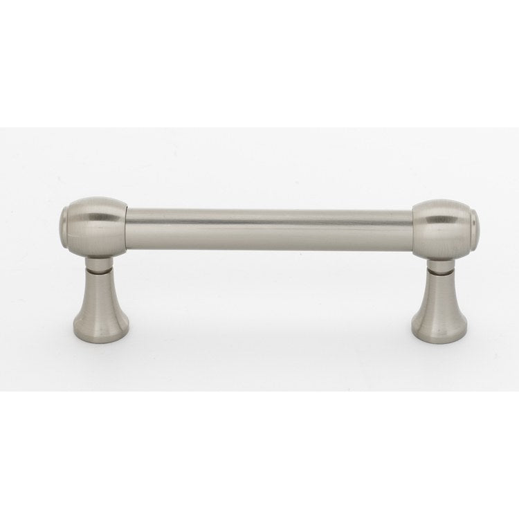 Pull Royale Polished Nickel Brass 3 Inch 3-3/4 Inch 1-1/4 Inch - Frankwebs