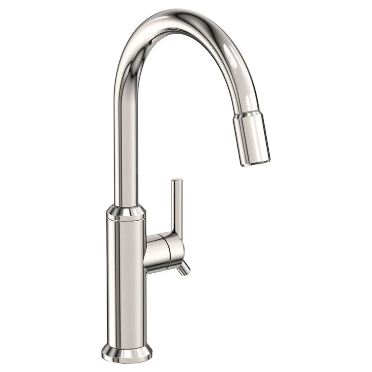 Kitchen Faucet Jeter 1 Lever ADA Polished Chrome Pull Down Spout Height 10-7/9 Inch 1.8 Gallons per Minute - Frankwebs