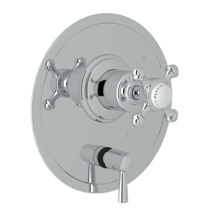 Pressure Balance Valve Trim Georgian Era 1/2 Inch with Diverter 2 Cross Satin Nickel - Frankwebs