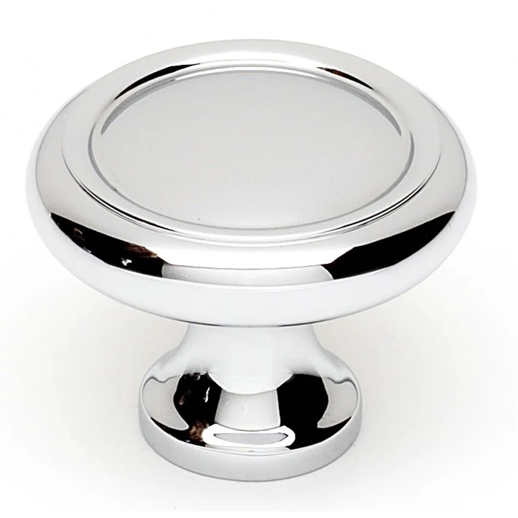 Knob V Collection Round Unlacquered Brass Brass 1-1/4 Inch 1-1/4 Inch 3/4 Inch - Frankwebs