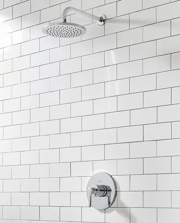 Studio S Pressure Balance Shower Valve Trim with Cartridge and Water-Saving Shower Head - Frankwebs