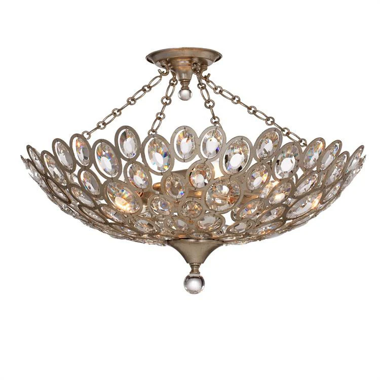 Sterling Three-Light Flush Mount Ceiling Fixture - Frankwebs