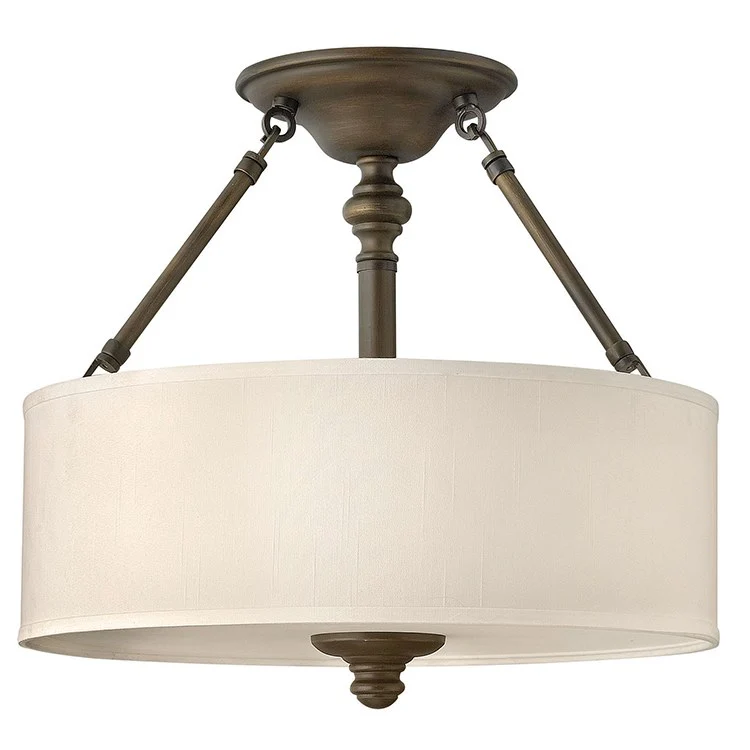 Sussex Three-Light Semi-Flush Mount Ceiling Light - Frankwebs