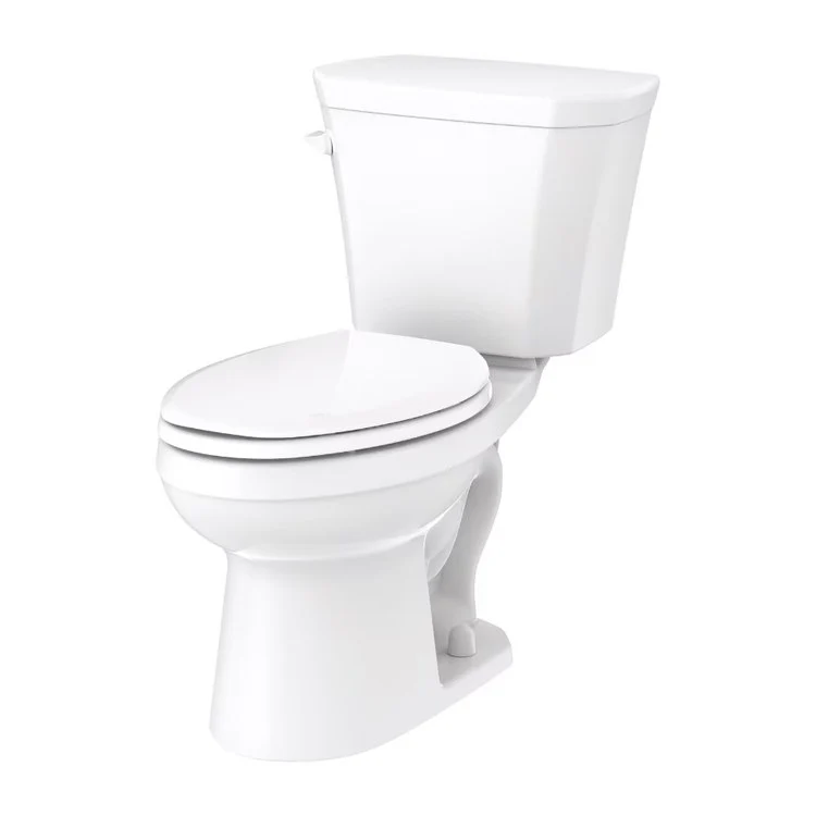 Toilet Bowl Viper Elongated Standard White HET 1.28/1.6 Gallons per Flush - Frankwebs