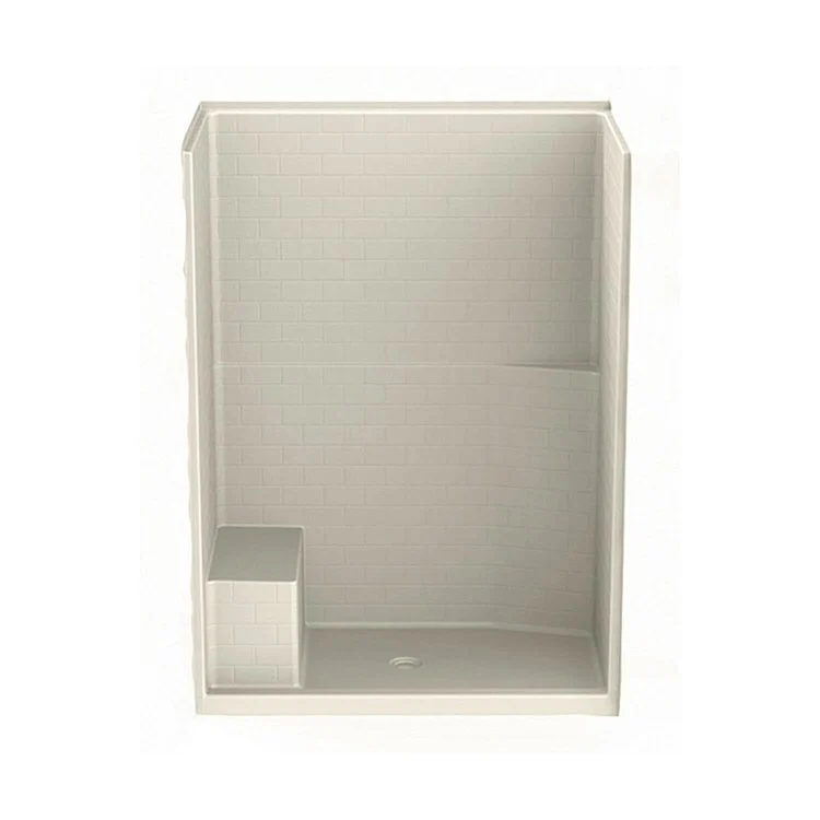 Shower Module 60 x 35-1/4 x 84-1/4 Inch AcrylX White 1 Pieces Right Hand Integrated Seat - Frankwebs