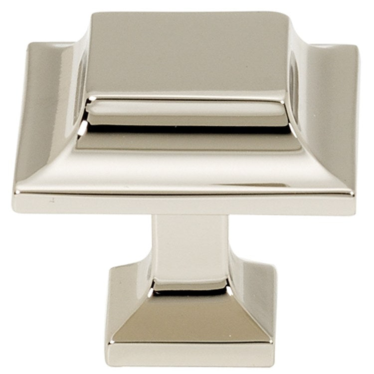 Knob Millenium Square Bronze Brass 1-1/4 Inch 1 Inch 5/8 Inch - Frankwebs