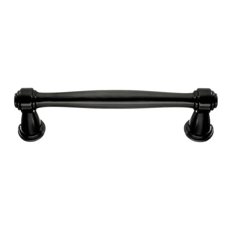 Pull Handle Black Zinc 3-7/8 Inch Center to Center 4 x 1/4 x 1/2 Inch - Frankwebs