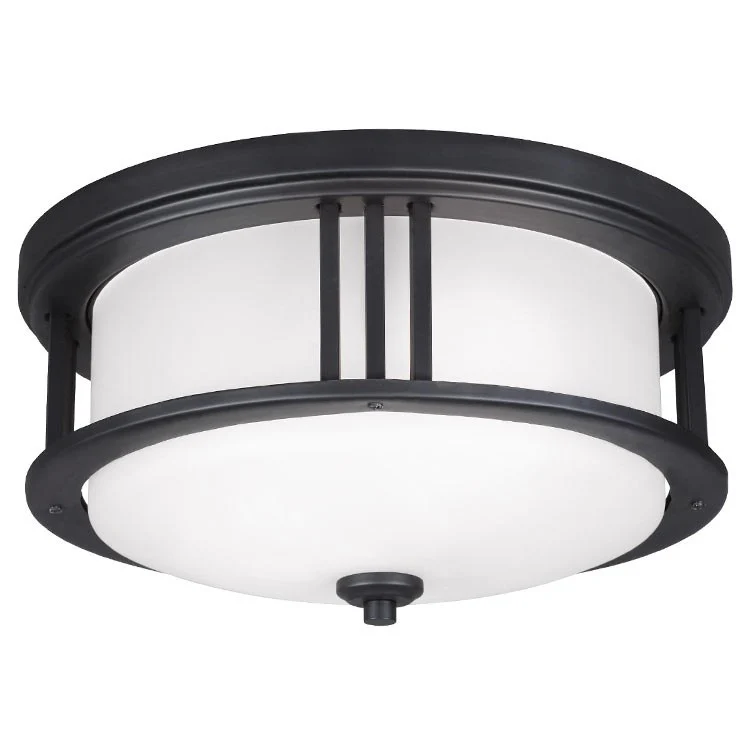 Crowell Two-Light Outdoor Flush Mount Ceiling Fixture - Frankwebs