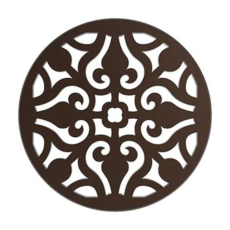 Shower Drain Tub and Shower Round Elegant 4 Inch Polished Brass Uncoated Living Brass for Drain Throat 277-03 - Frankwebs