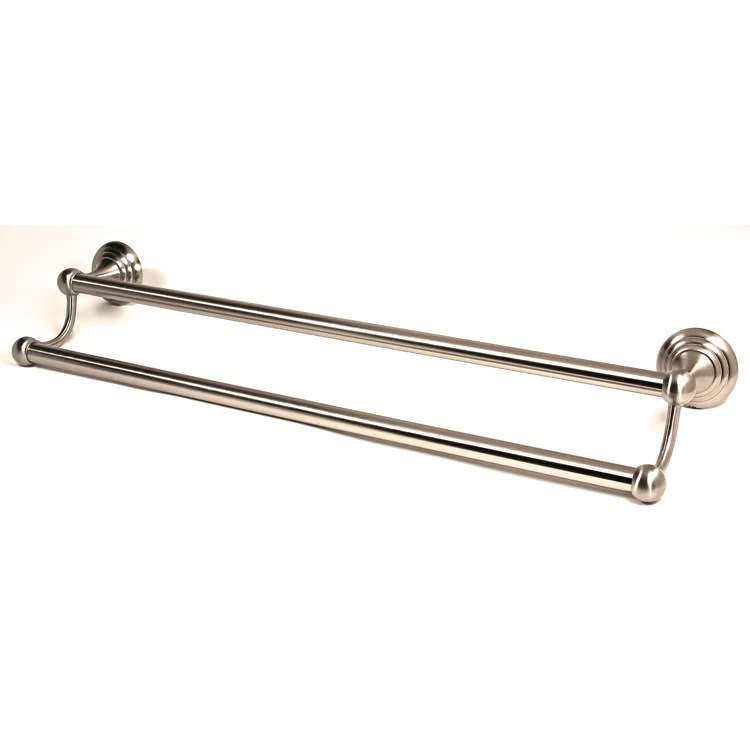 Towel Bar Embassy Bath 24 Inch Double Satin Nickel Brass 5-13/16 Inch - Frankwebs