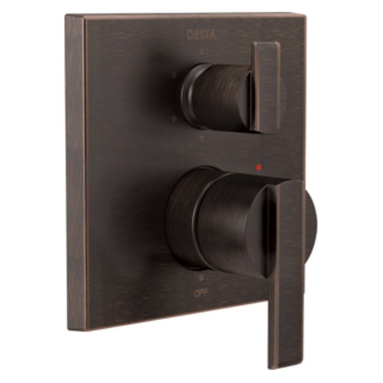 Angular Modern Monitor 14 Series Pressure Balance Valve Trim with Six-Function Diverter - Frankwebs