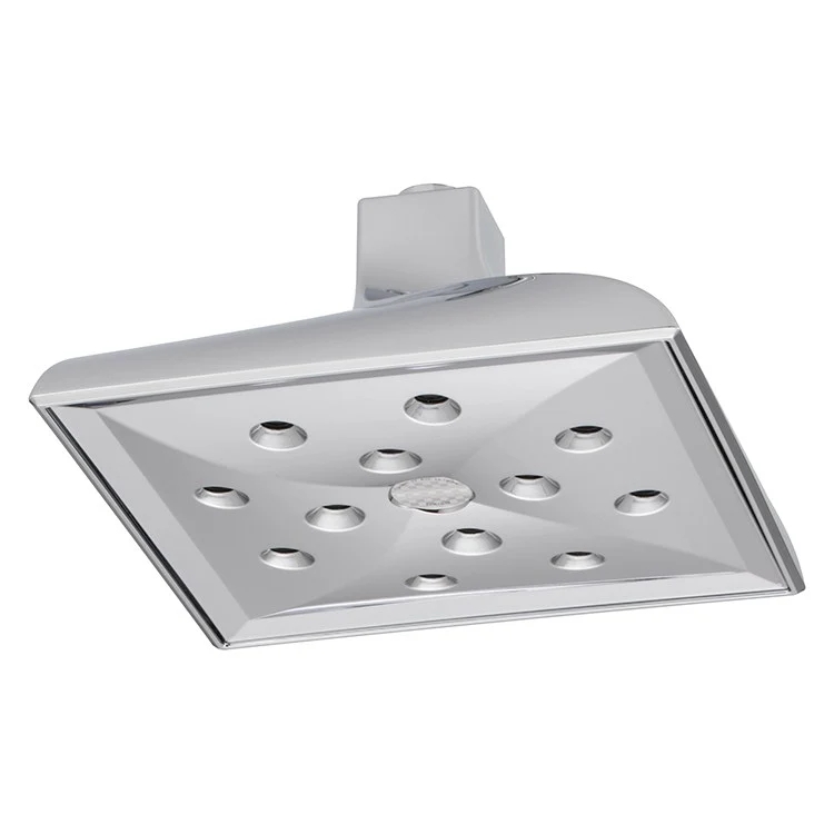 Showerhead Virage 1 Function H2Okinetic Ceiling Mount Rain Can Brilliance Luxe Gold 8 Inch 1.75 Gallons per Minute Square Full Spray - Frankwebs