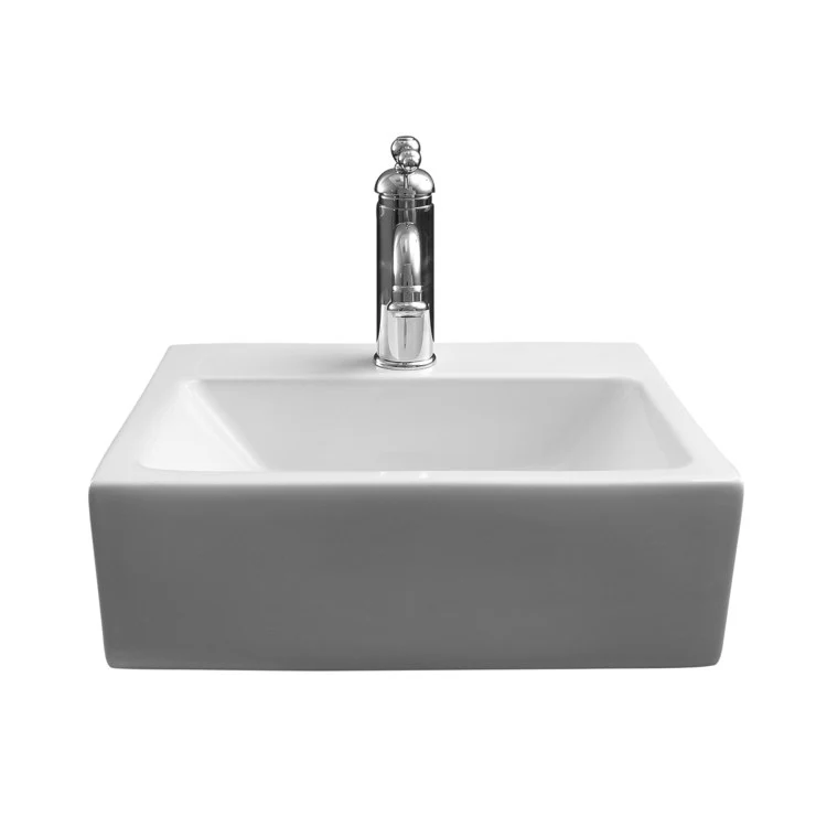 Lavatory Sink Linden Wall Hung 16-3/4 Inch White - Frankwebs