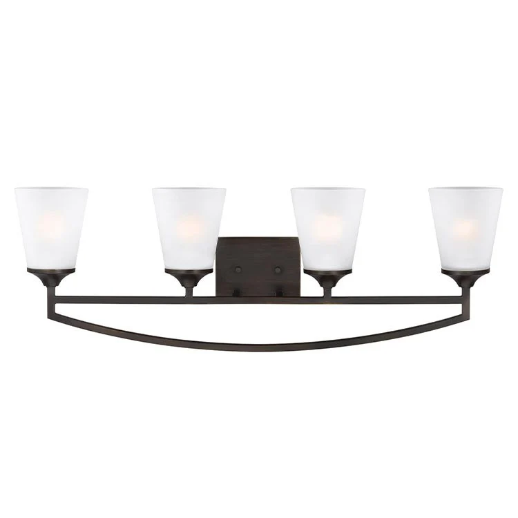 Hanford Four-Light Bathroom Vanity Fixture - Frankwebs