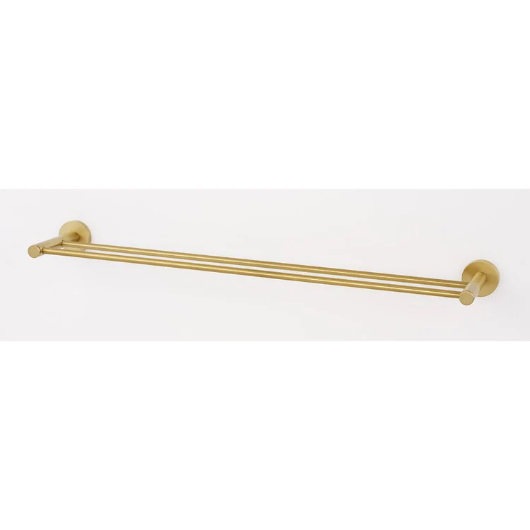 Towel Bar Contemporary I Bath 24 Inch Double Bronze Brass 5-5/16 Inch - Frankwebs