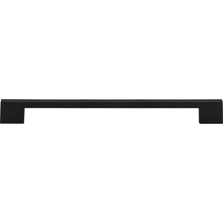 Drawer Pull Atlas Thin Square Matte Black Zinc Alloy 11-5/16 Inch 12-5/16 x 3/8 Inch - Frankwebs