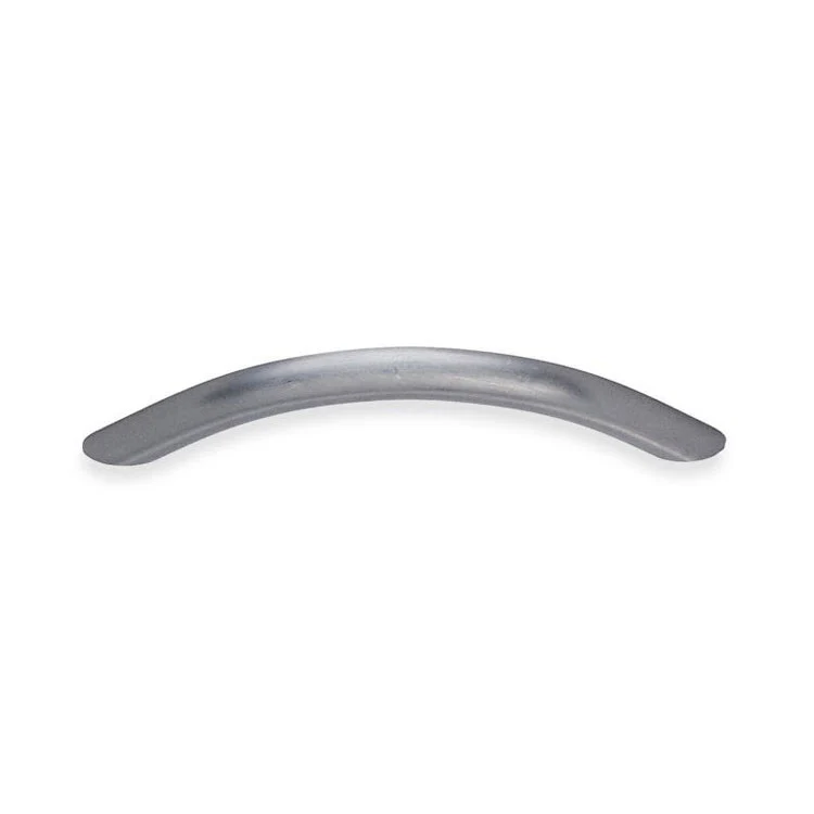 Drawer Pull Curved Handle Brushed Chrome Zinc 3-7/8 Inch Center to Center 4-1/2 x 1/2 x 1-1/4 Inch - Frankwebs