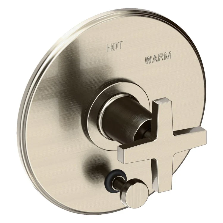 Pressure Balance Valve Trim Dorrance with Diverter Pull Knob 1 Cross Forever Brass PVD ADA Depth 3-1/6 Inch - Frankwebs