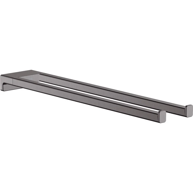 Towel Bar AddStoris 18 Inch Dual Matte Black Metal - Frankwebs