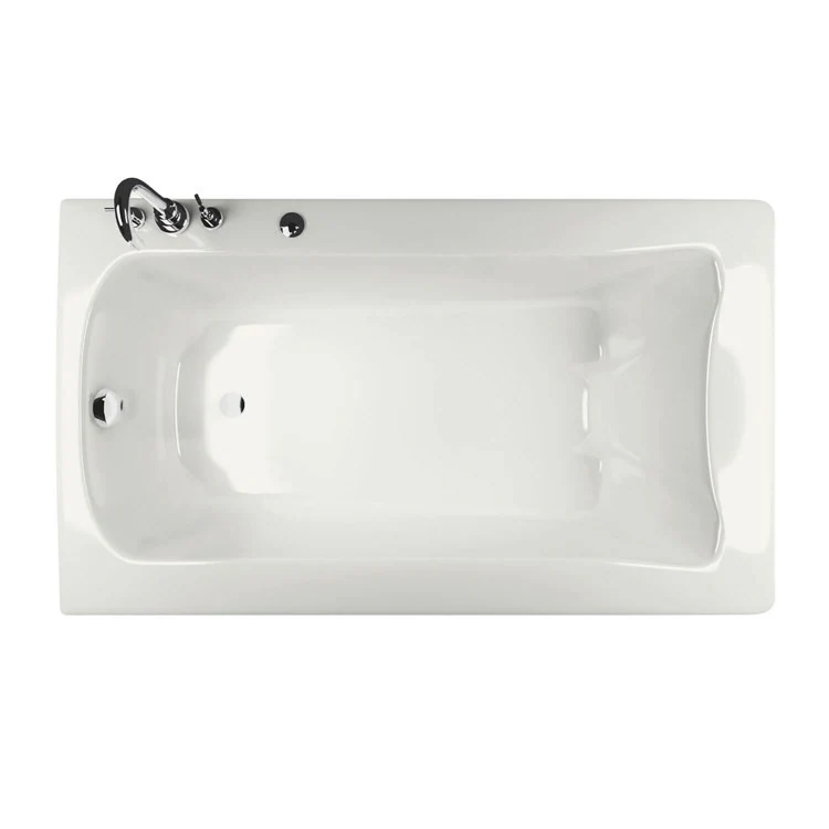 Tub Release 59-5/8 x 36 x 20 Inch Alcove with Aerofeel Left White Acrylic - Frankwebs