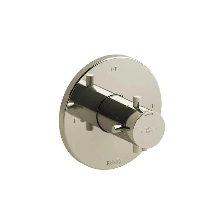 Thermostatic and Pressure Balance Valve Trim Pallace 1/2 Inch Round 2-Way 3 Function 1 Cross Chrome - Frankwebs