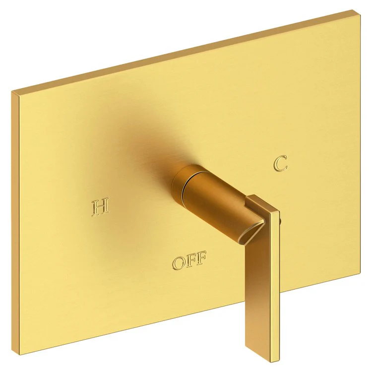 Pressure Balance Valve Trim Metro Rectangle 1 Lever Antique Nickel ADA Depth 3-1/2 Inch - Frankwebs