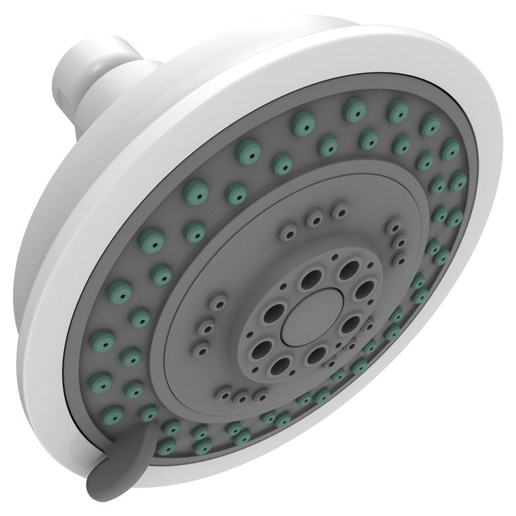 Showerhead Newport Bath 3 Function Antique Brass 4-2/7 Inch 1.8 Gallons per Minute Spray/Rain/Massage - Frankwebs