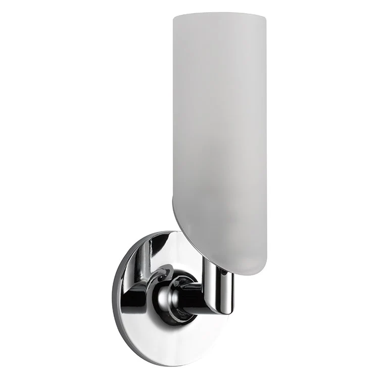 Odin Single Light Bathroom Wall Sconce with Glass Diffuser - Frankwebs